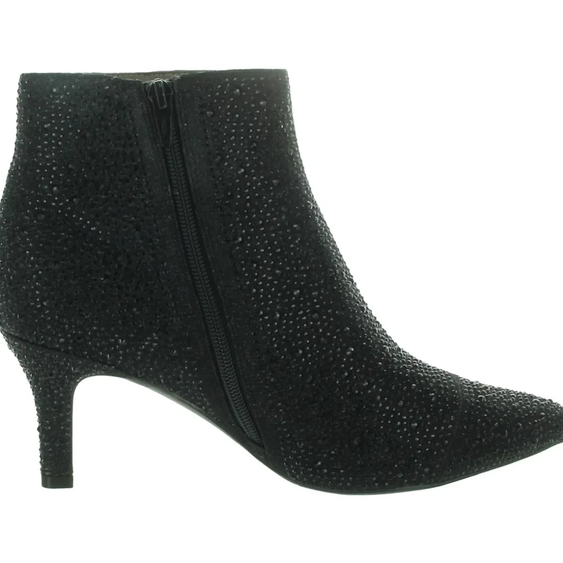 Ursula Rhinestone Pointed Toe Booties