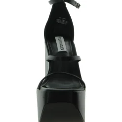 Varia Satin Strappy Wedge Heels