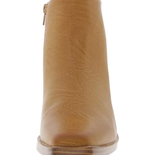 Velta Cushioned Footbed Faux Leather Booties