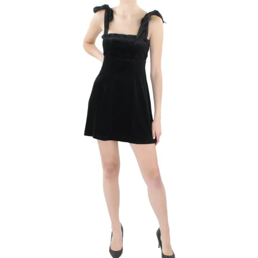Velvet Short Mini Dress