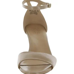 Vera Solid Ankle Strap Wedge Sandals