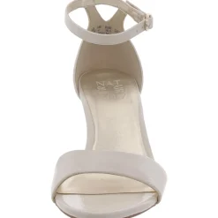 Vera Solid Ankle Strap Wedge Sandals