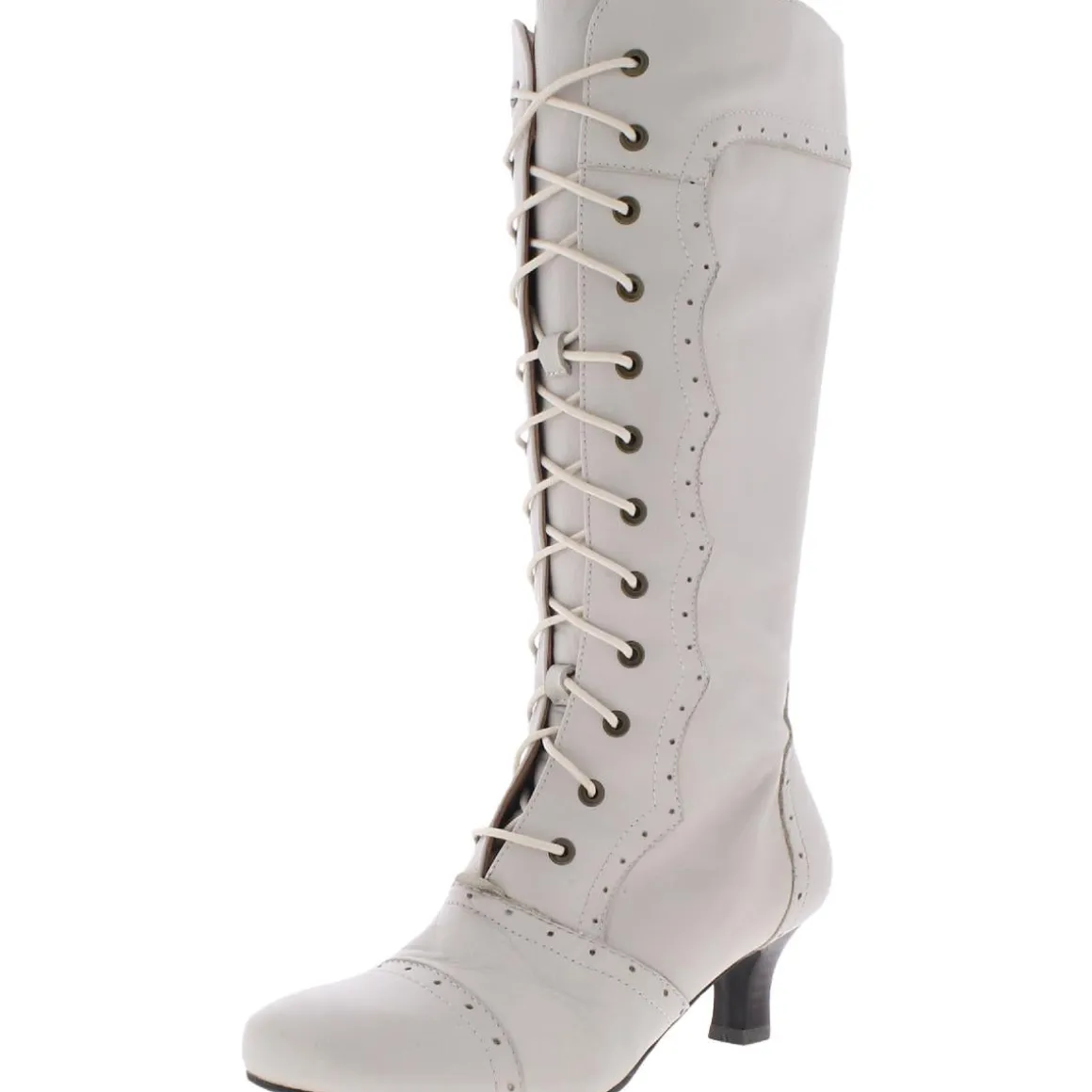 Vintage Leather Tall Knee-High Boots