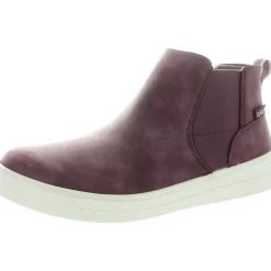 Viv Boot Faux Leather Water Repellent Ankle Boots