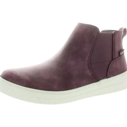Viv Boot Faux Leather Water Repellent Ankle Boots