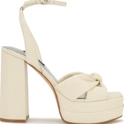 VIVID3 Bow Platform Sandals