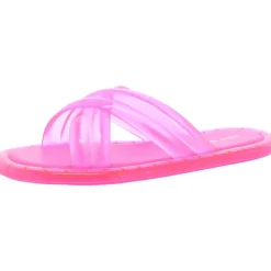 Wallis Criss-Cross Rubber Slide Sandals