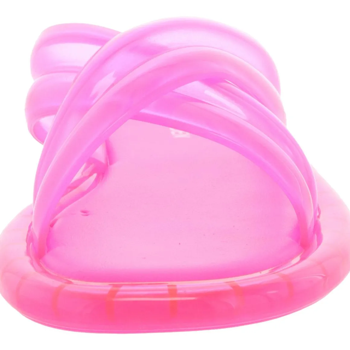 Wallis Criss-Cross Rubber Slide Sandals