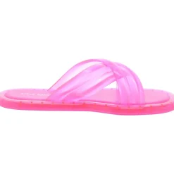 Wallis Criss-Cross Rubber Slide Sandals