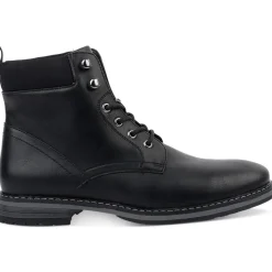 Westin Faux Leather Lace-Up Ankle Boots