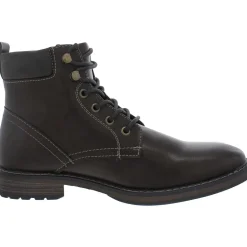 Westin Faux Leather Lace-Up Ankle Boots