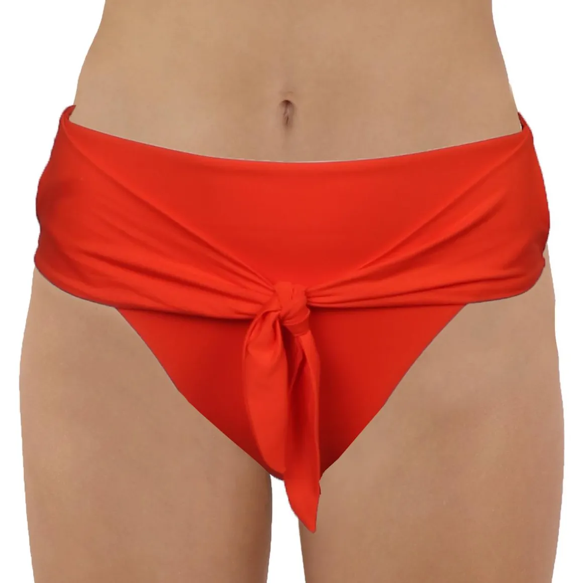 WeWoreWhat Riviera Bottom Solid Nylon Swim Bottom Separates