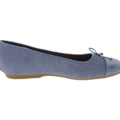 Wexley Bow Faux Leather Slip-On Ballet Flats