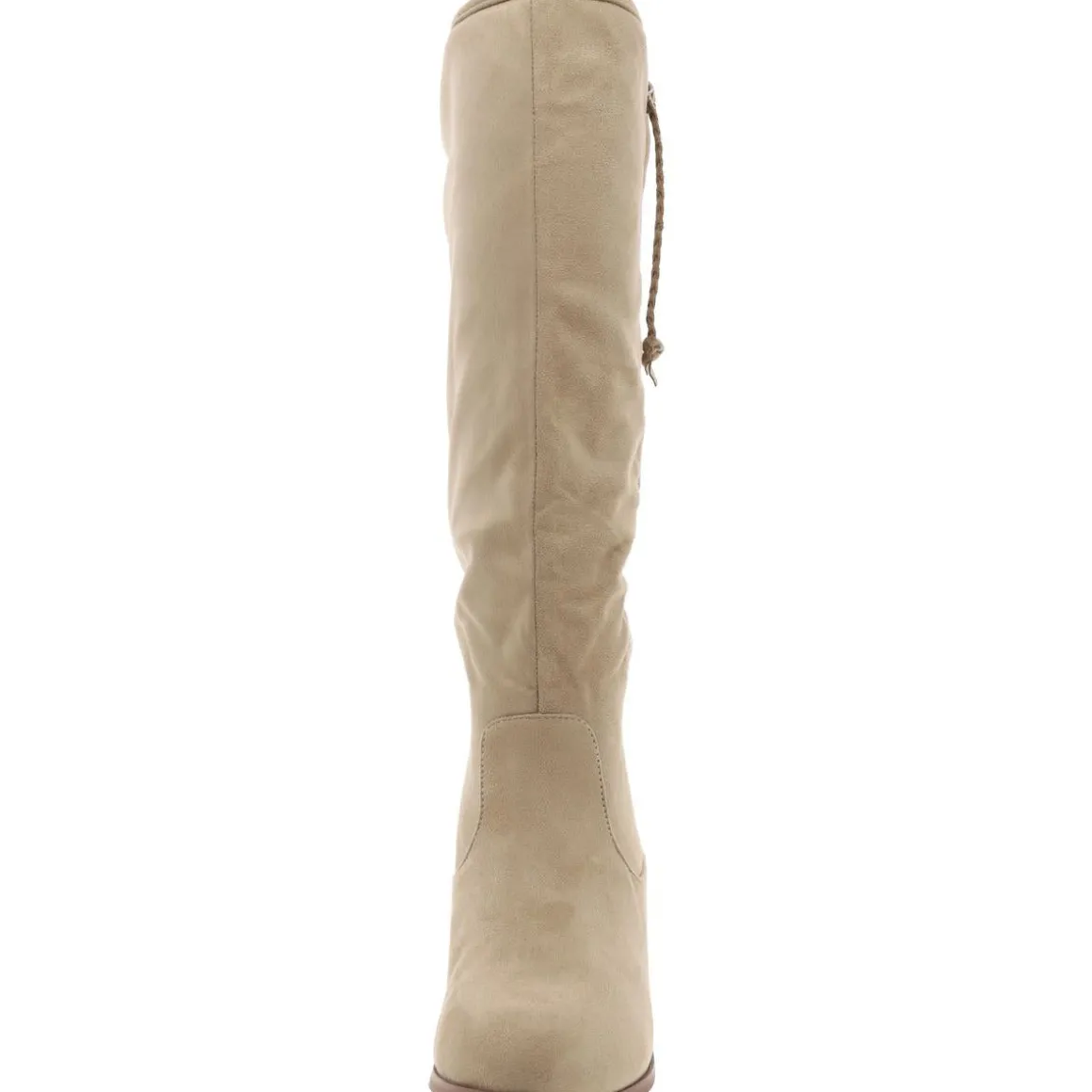 Wide Calf Faux Suede Mid-Calf Boots