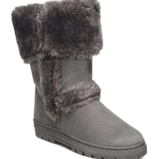 Witty Fold-Over Faux Fur Casual Boots