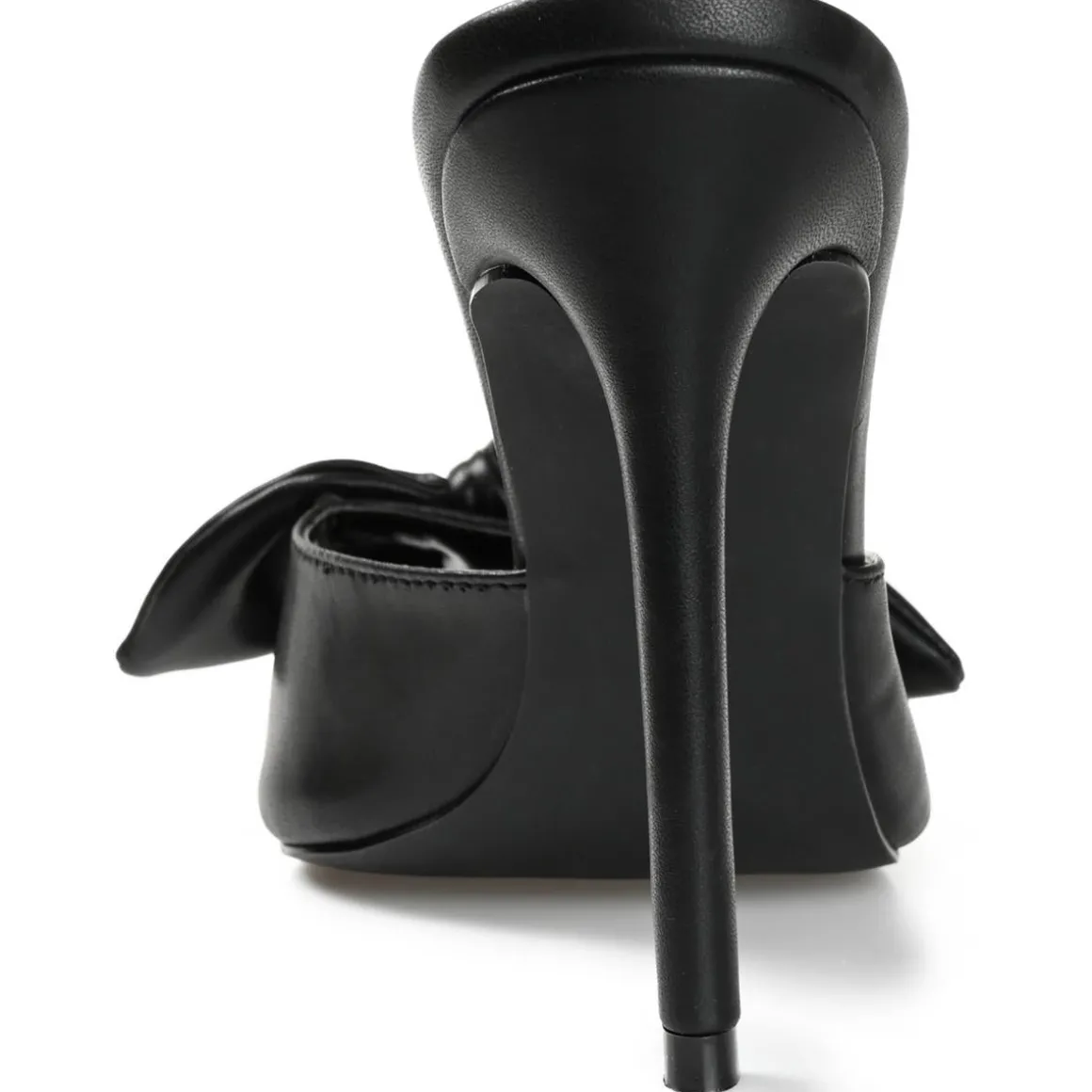 ZELAH Faux Leather Open Toe Pumps