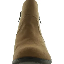 Zip Up Casual Booties