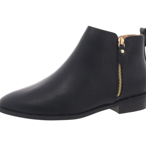 Zipper Ankle Boots