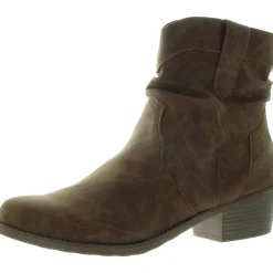 Zipper Ankle Boots