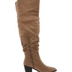 Zivia Wide Calf Faux Suede Over-The-Knee Boots